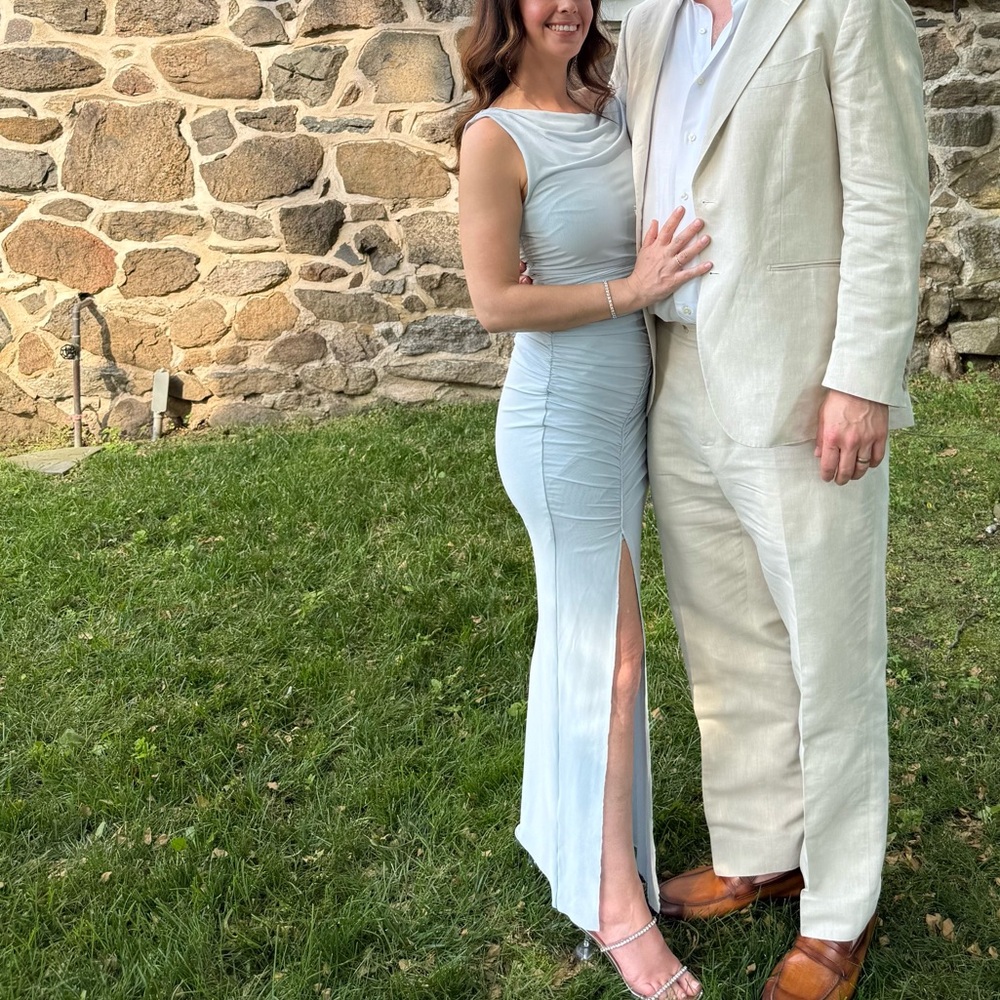 Bec and Bridge off the shoulder maxi dress